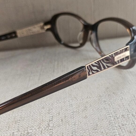 Nine West Women Eyeglasses Frame Brown NW535S 53[]17 135 Glasses Eyewear - Picture 8 of 12
